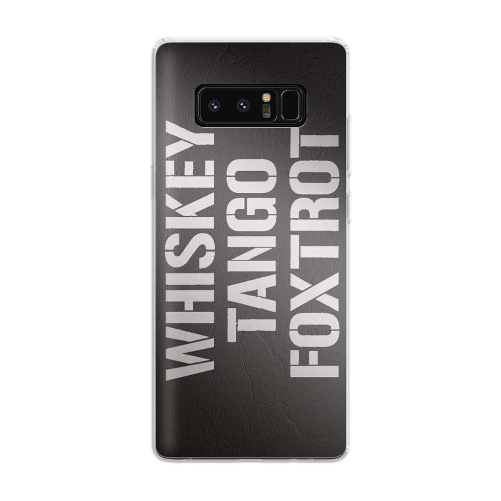 Military Signal Code Galaxy Note 8 Case