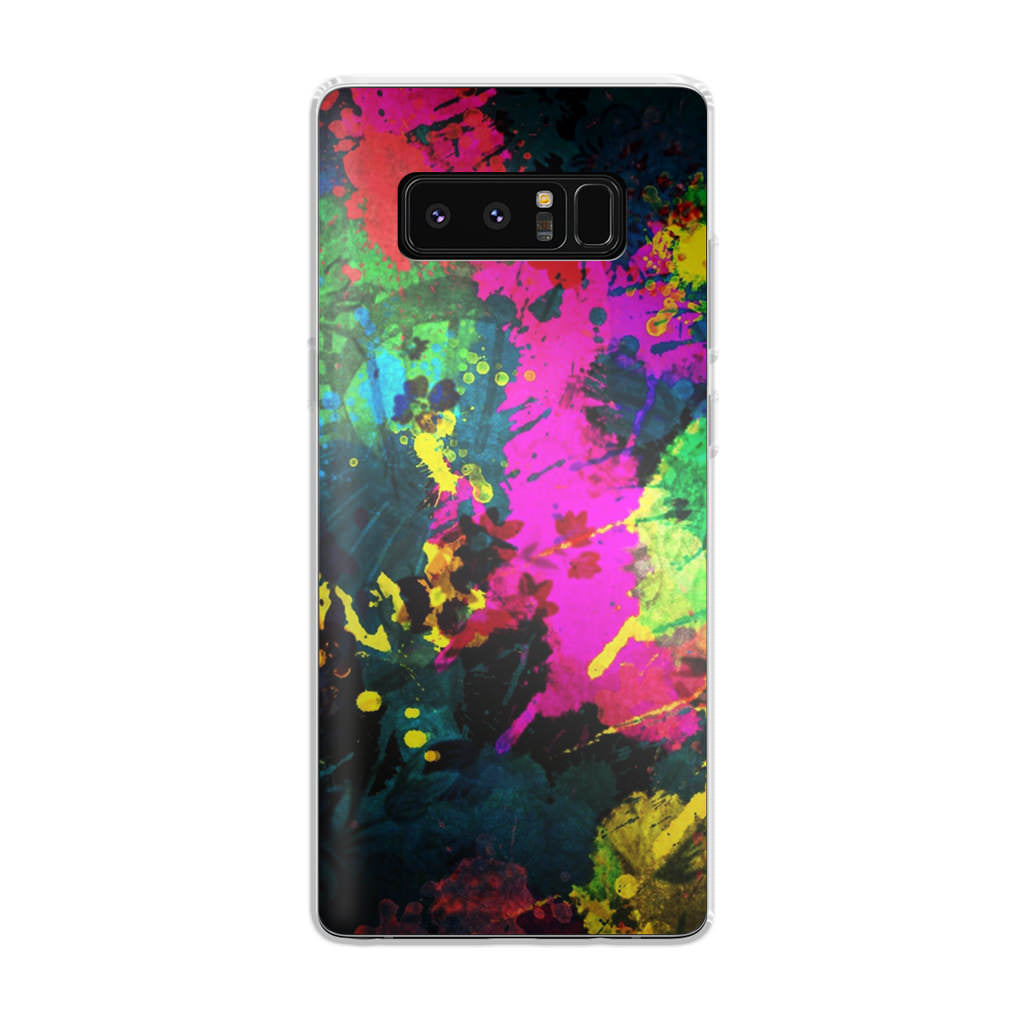 Mixture Colorful Paint Galaxy Note 8 Case