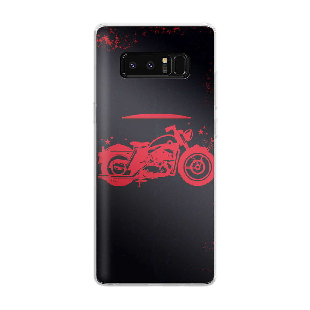 Motorcycle Red Art Galaxy Note 8 Case