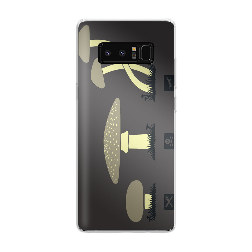 Mushroom Minimalism Galaxy Note 8 Case