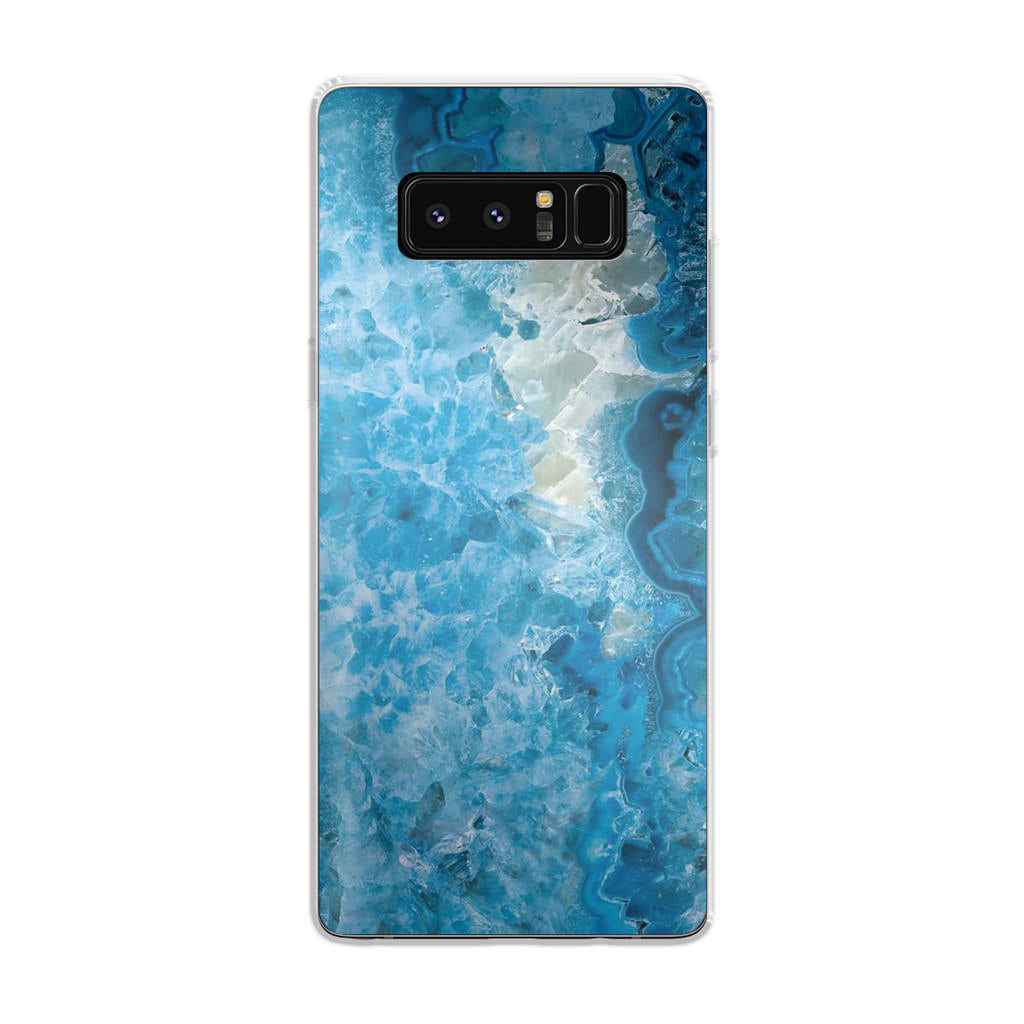 Navy Blue Marble Galaxy Note 8 Case