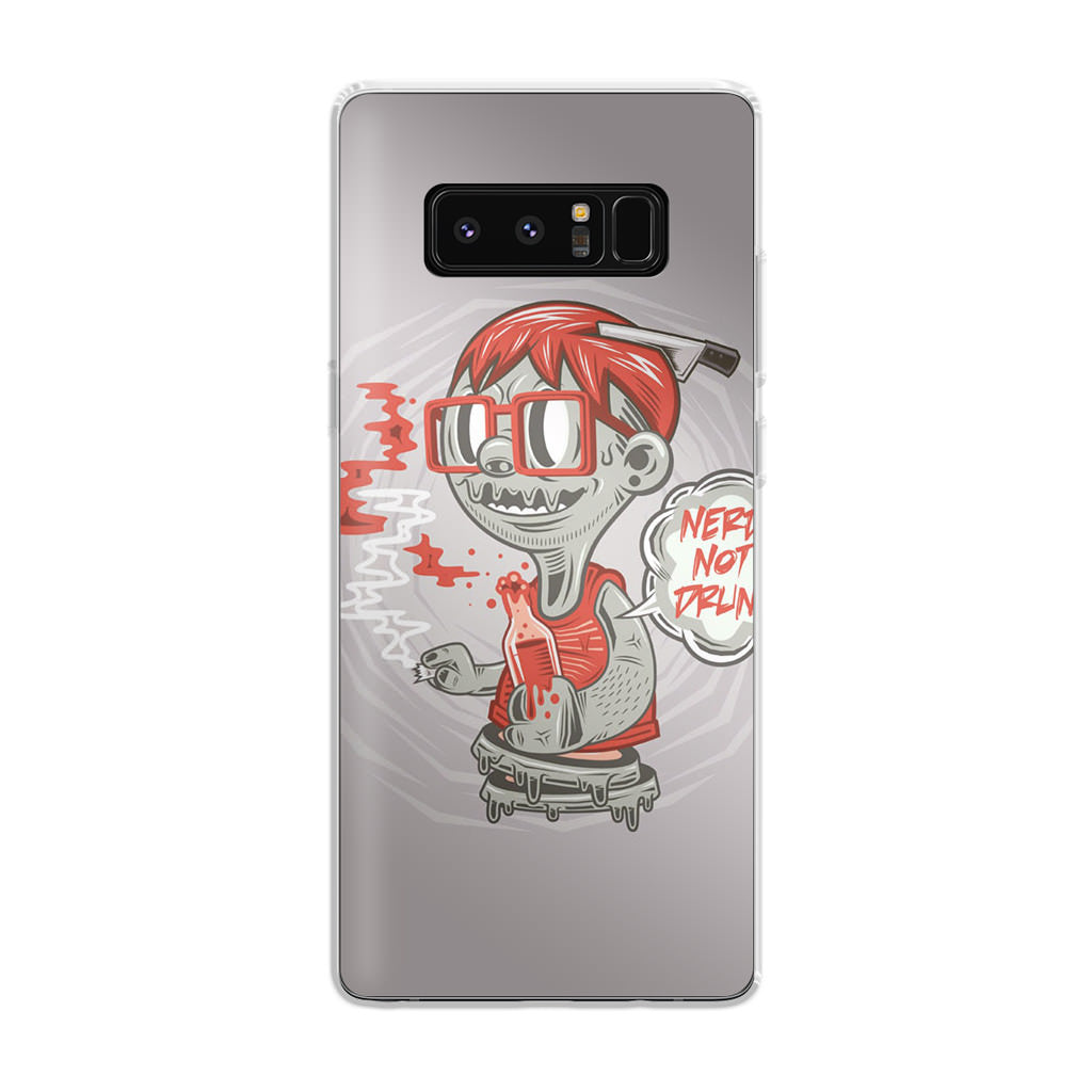 Nerd Not Drunk Zombie Galaxy Note 8 Case