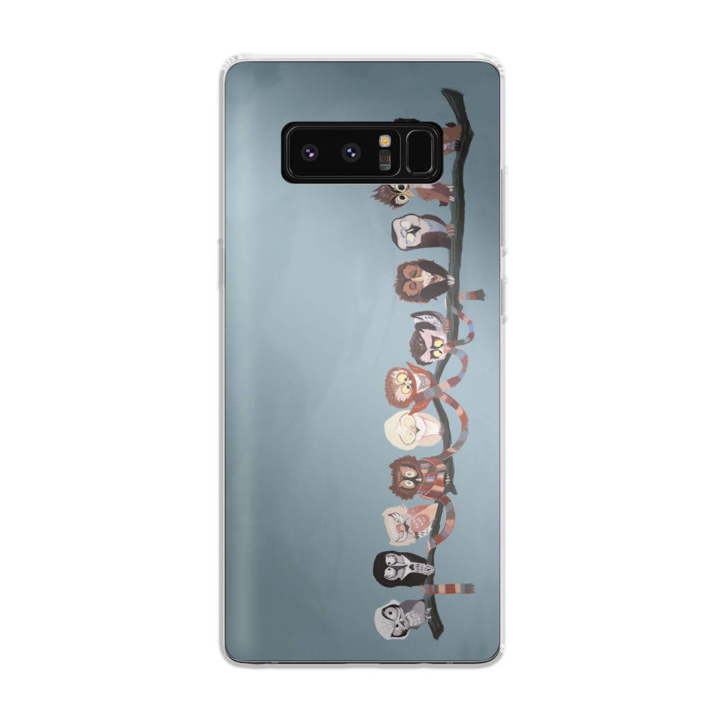 Owls on The Branch Galaxy Note 8 Case