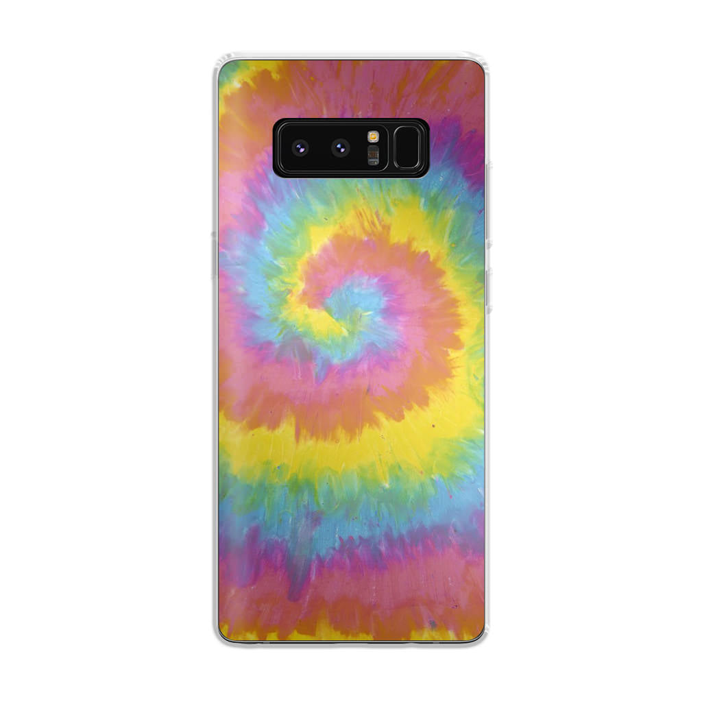 Pastel Rainbow Tie Dye Galaxy Note 8 Case