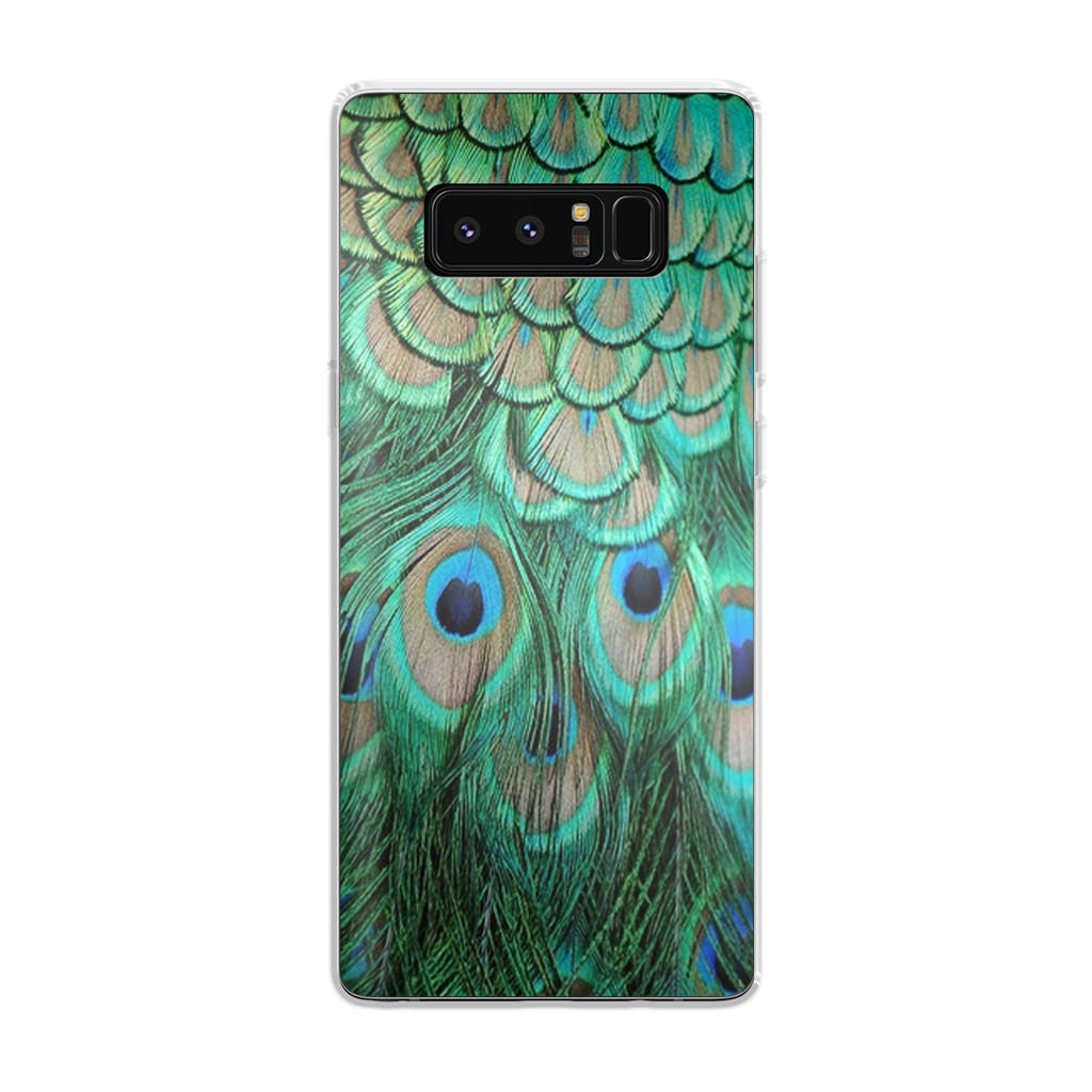 Peacock Feather Galaxy Note 8 Case