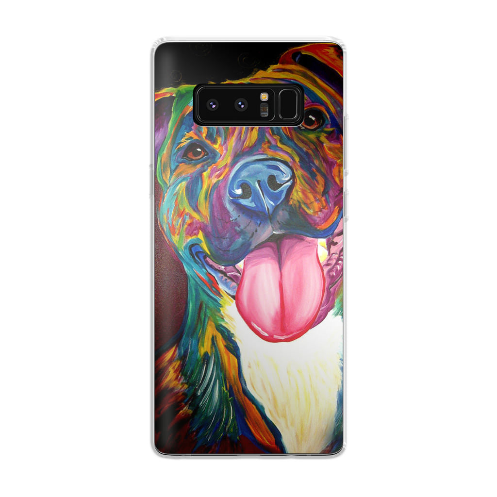 Pitbull Painting Art Galaxy Note 8 Case