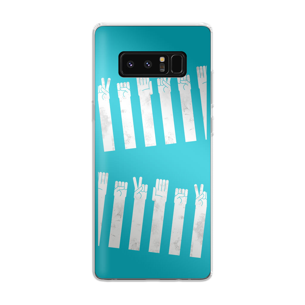 Rock Paper Scissors Zebra Crossing Galaxy Note 8 Case