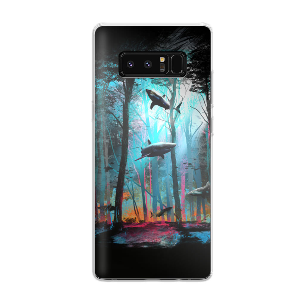 Shark Forest Galaxy Note 8 Case