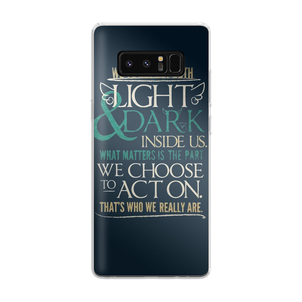 Sirius Black Quotes Galaxy Note 8 Case