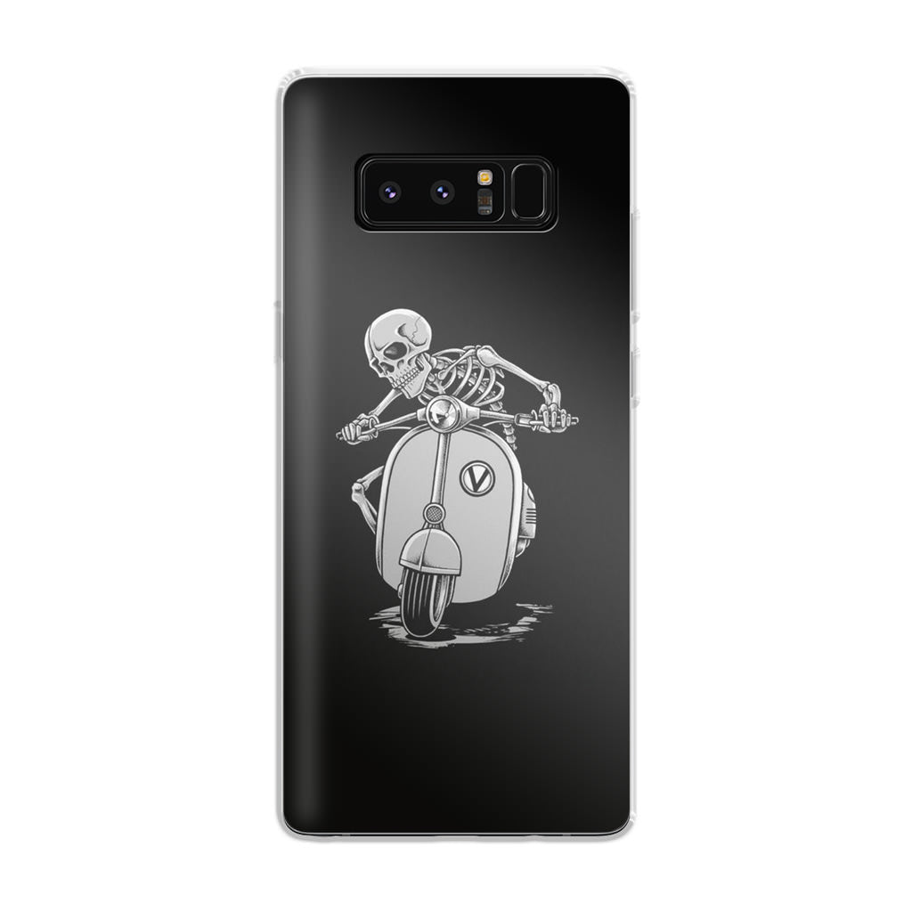 Skeleton Rides Scooter Galaxy Note 8 Case