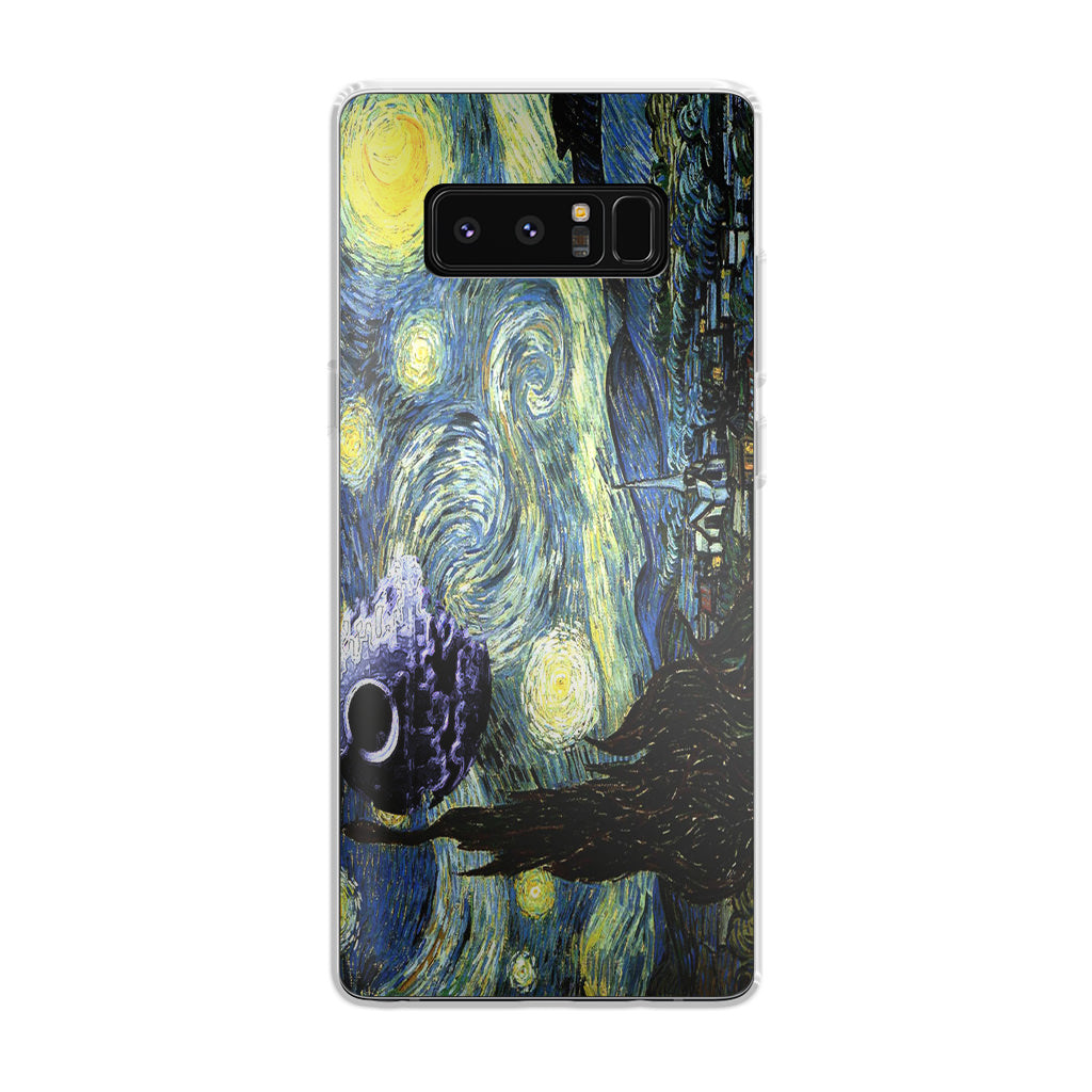 Skellington on a Starry Night Galaxy Note 8 Case