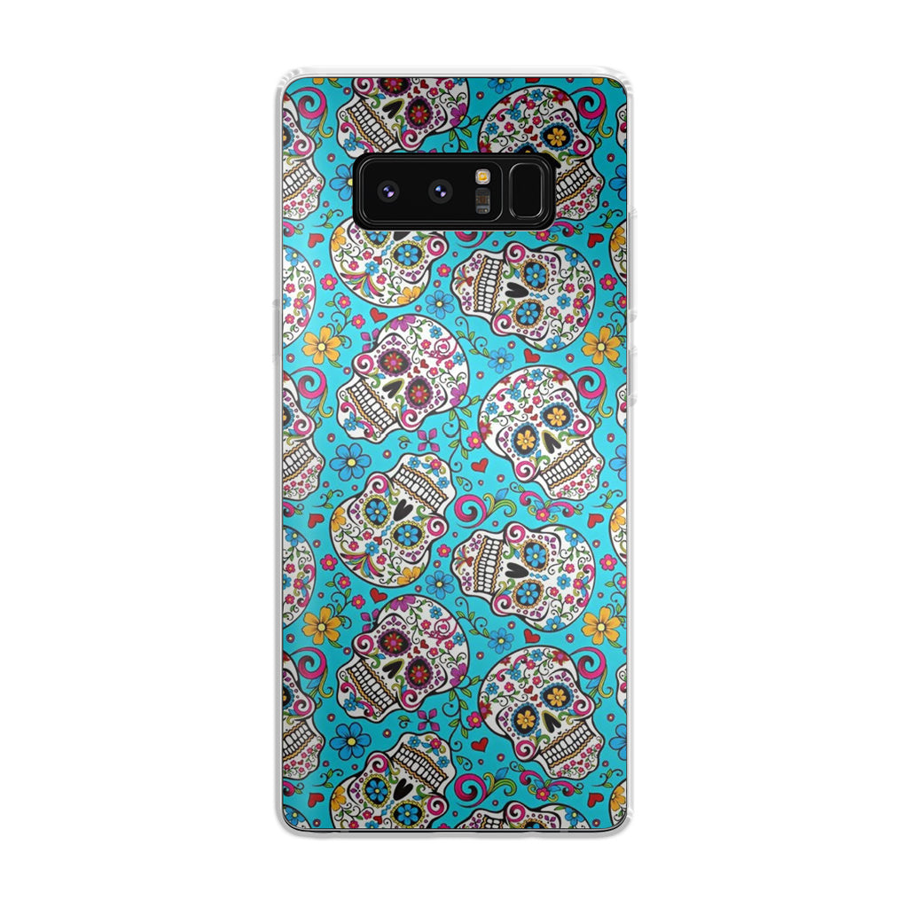 Skull Floral Sugar Galaxy Note 8 Case