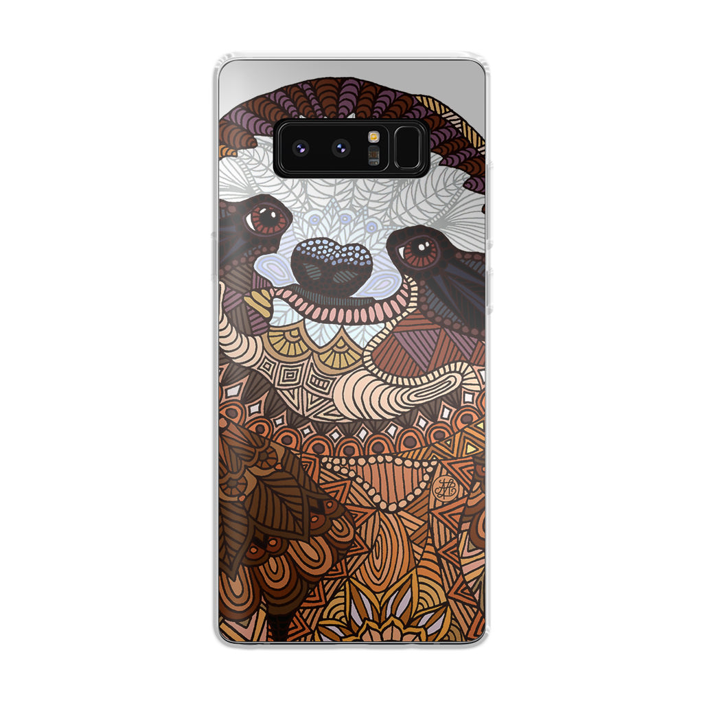 Sloth Ethnic Pattern Galaxy Note 8 Case