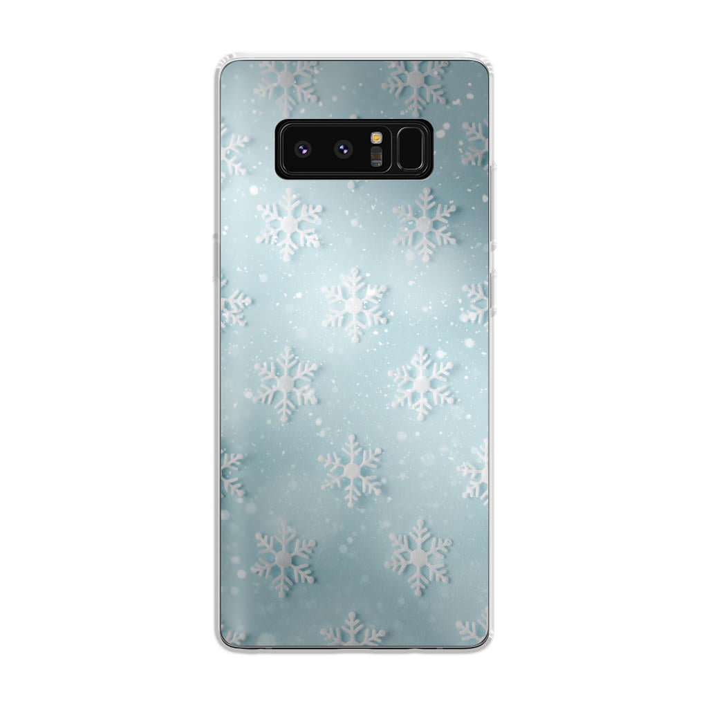 Snowflakes Pattern Galaxy Note 8 Case