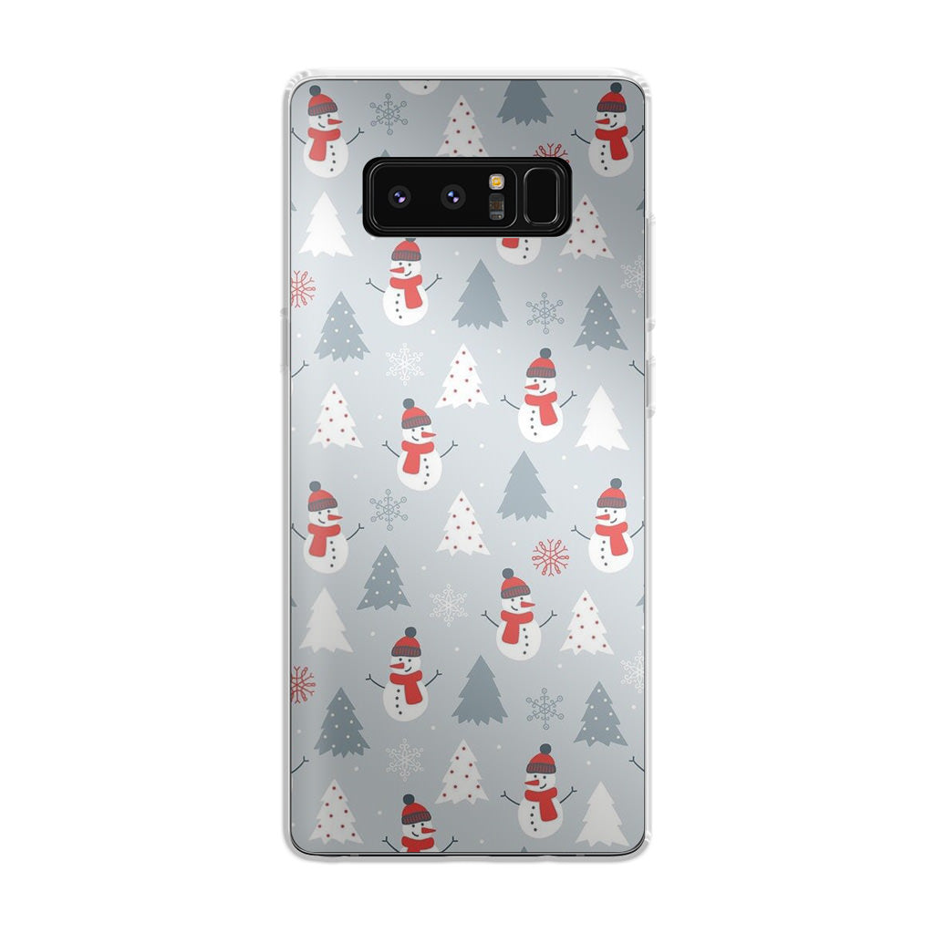 Snowmans Pattern Galaxy Note 8 Case