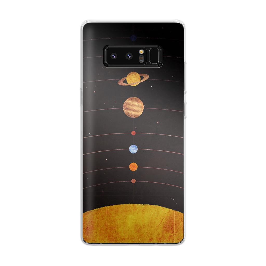 Solar System Galaxy Note 8 Case