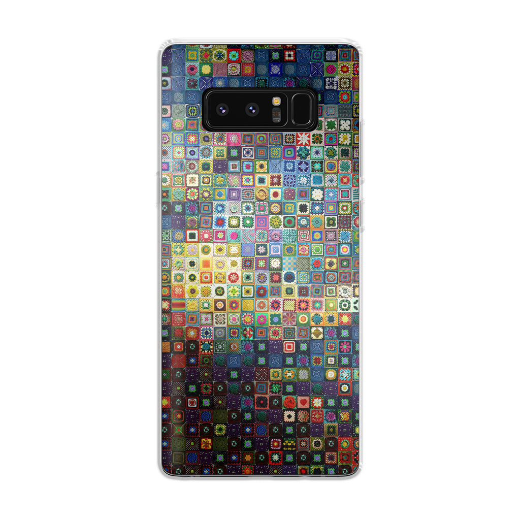 Starry Night Tiles Galaxy Note 8 Case