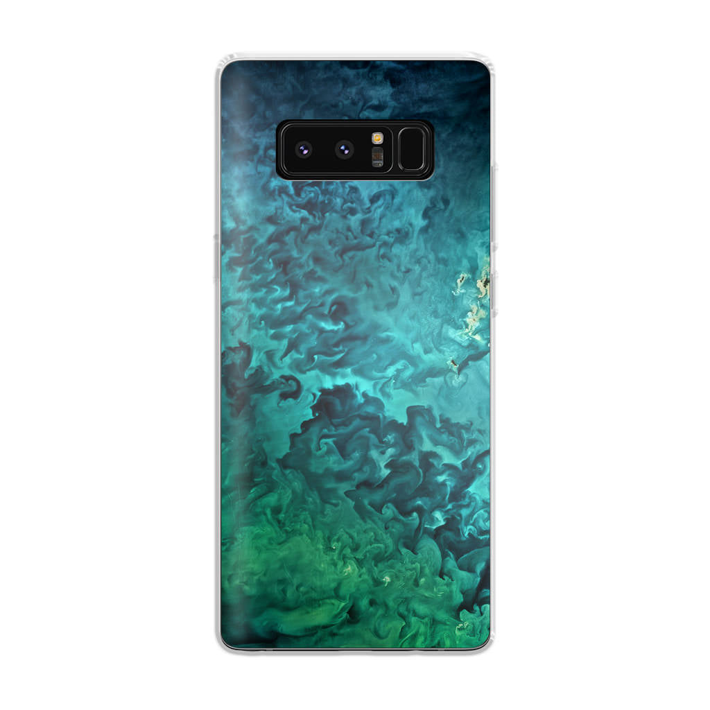 Swirls In The Yellow Sea Galaxy Note 8 Case