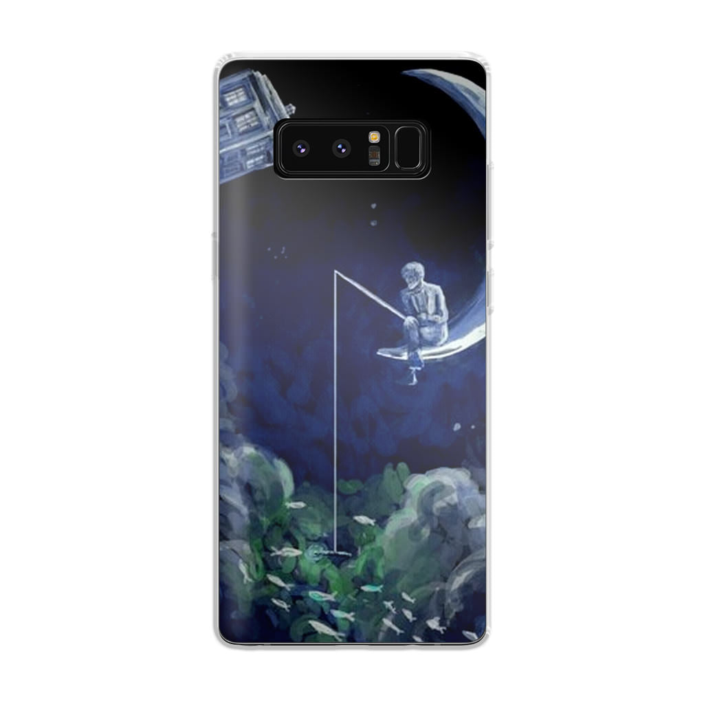 Tardis Walking To The Moon Galaxy Note 8 Case