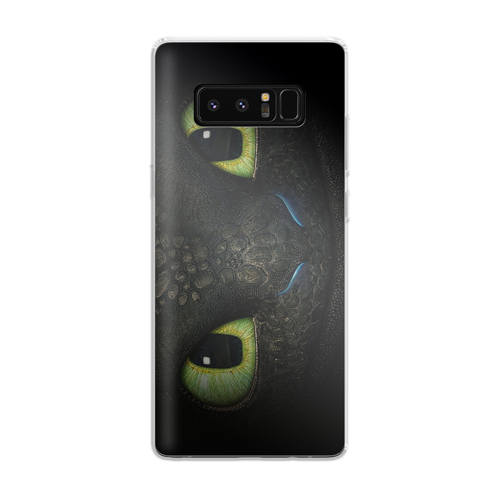 Toothless Dragon Eyes Close Up Galaxy Note 8 Case