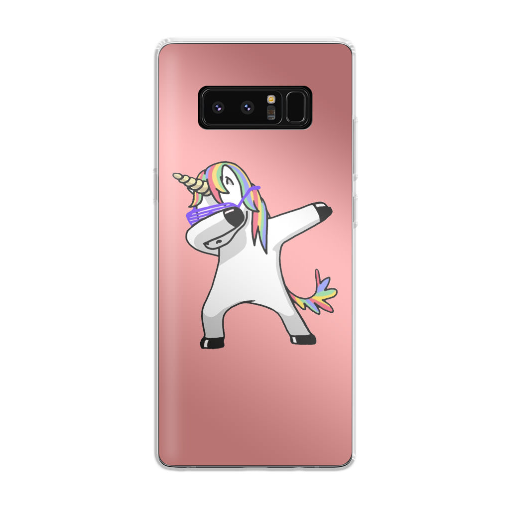 Unicorn Dabbing Pink Galaxy Note 8 Case