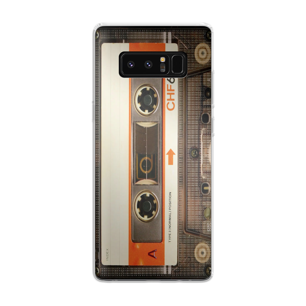 Vintage Audio Cassette Galaxy Note 8 Case