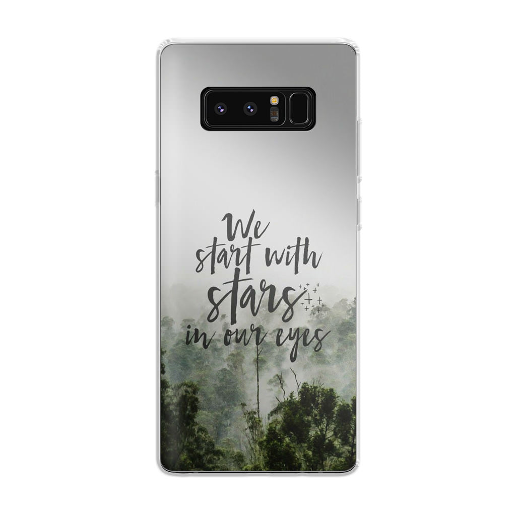 We Start with Stars Galaxy Note 8 Case