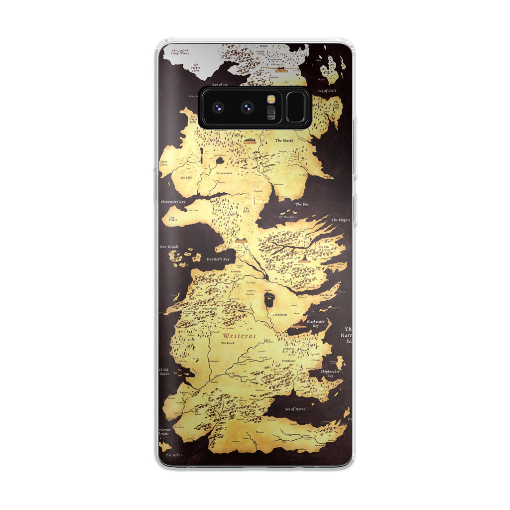 Westeros Map Galaxy Note 8 Case