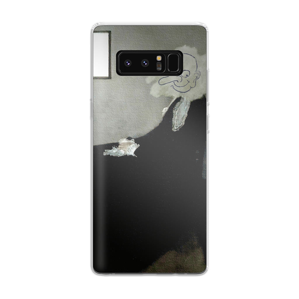 Whistler's Mother by Mr. Bean Galaxy Note 8 Case