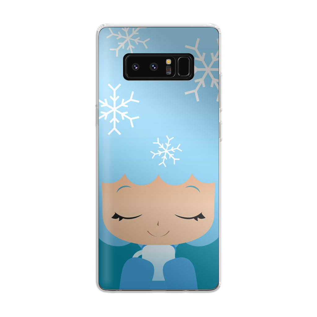 Winter Afro Girl Galaxy Note 8 Case