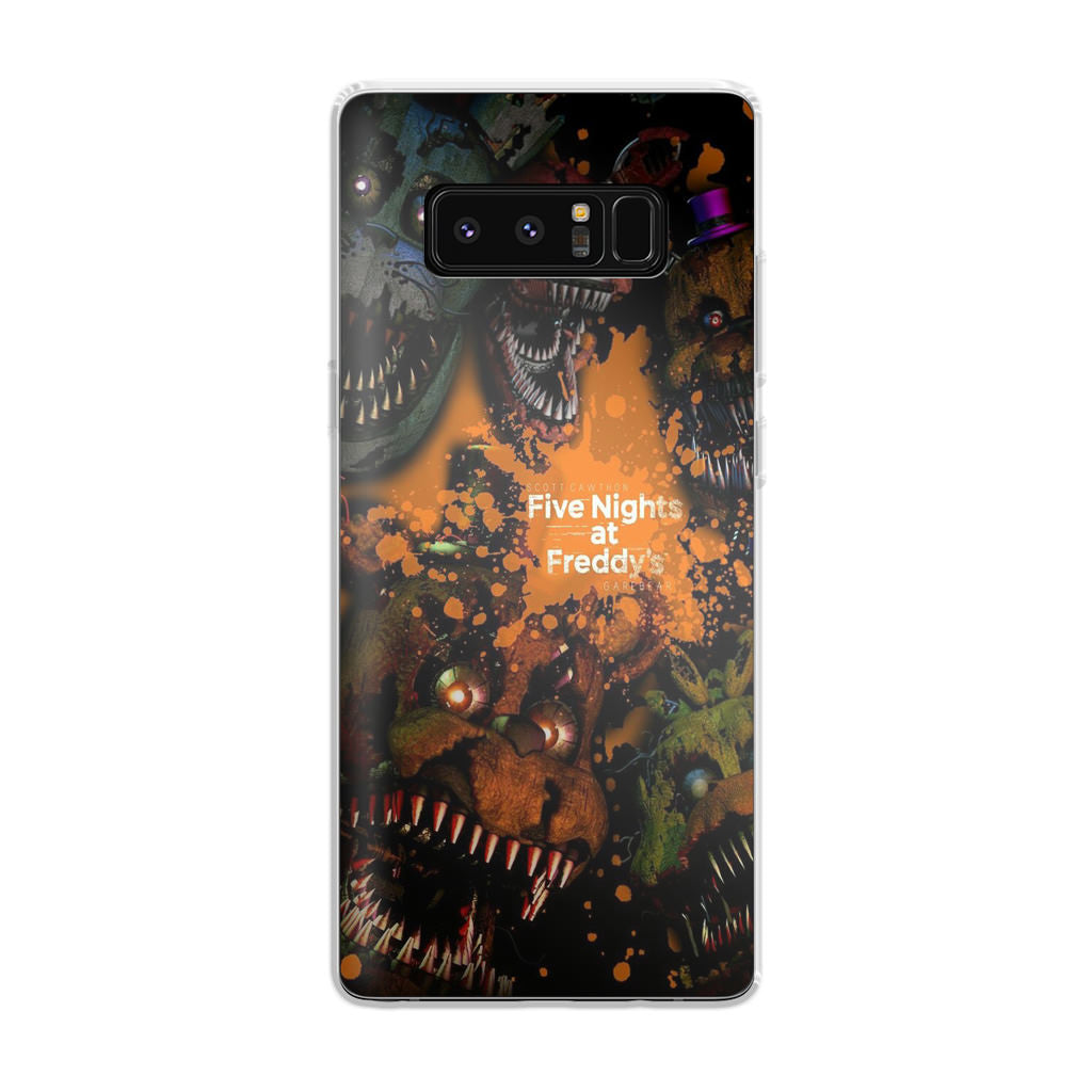 Five Nights at Freddy's Scary Galaxy Note 8 Case