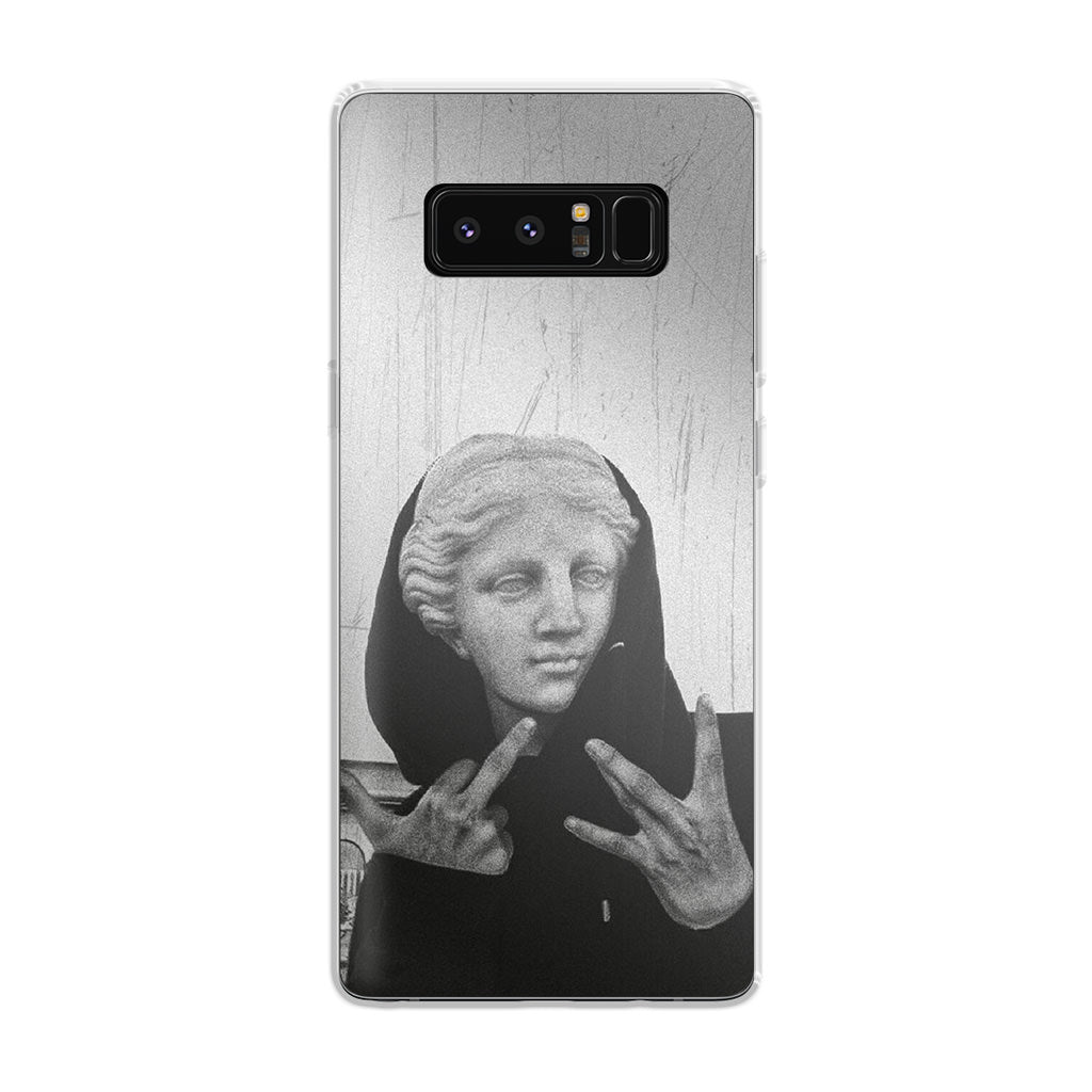 Greek Statue Wearing Hoodie Galaxy Note 8 Case