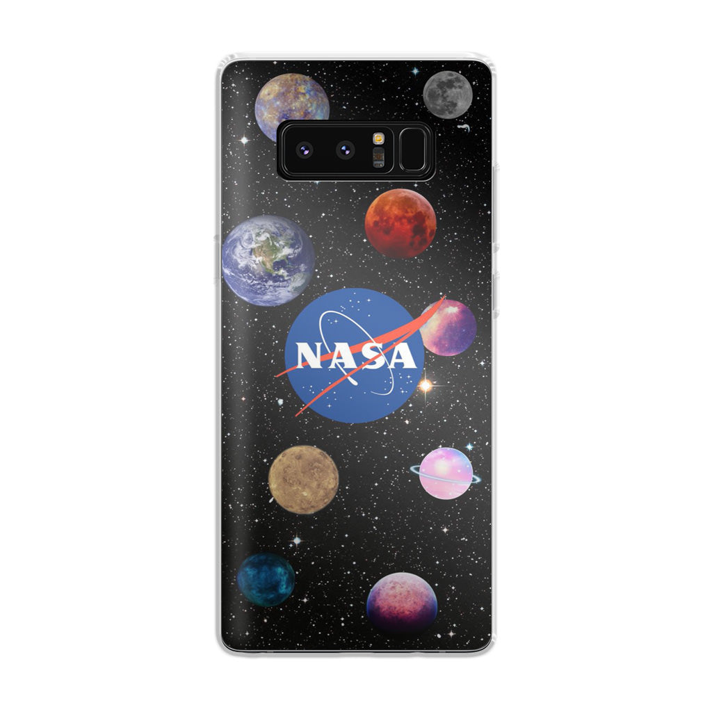 NASA Planets Galaxy Note 8 Case