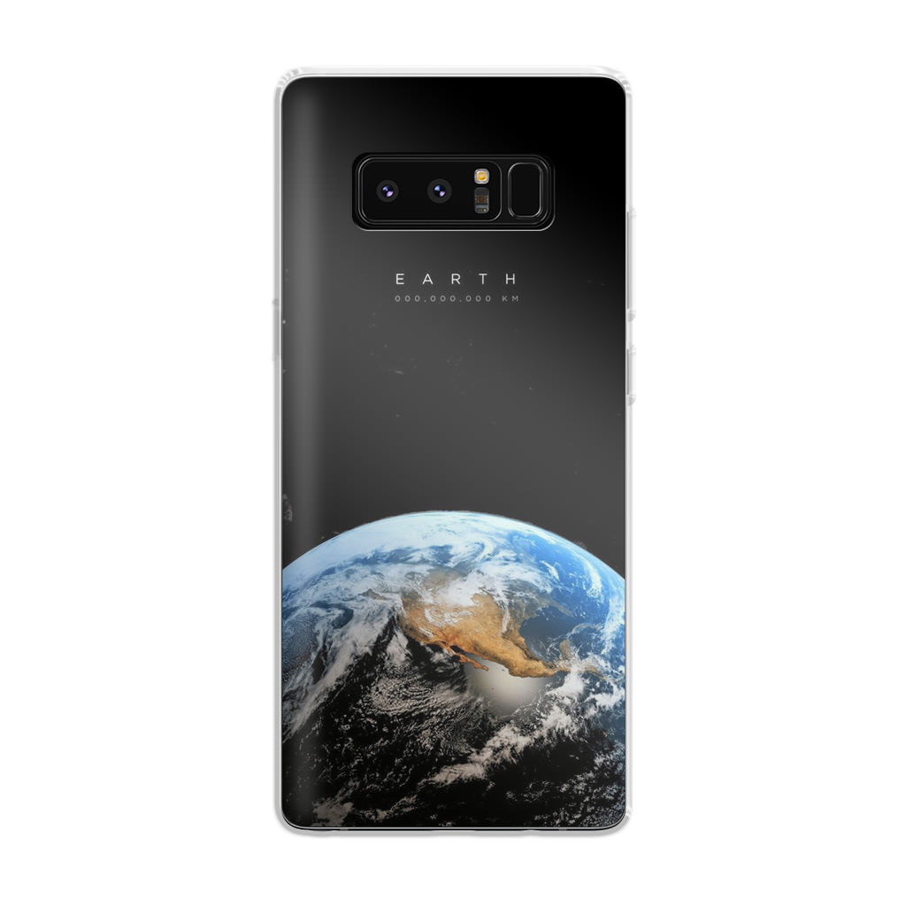 Planet Earth Galaxy Note 8 Case