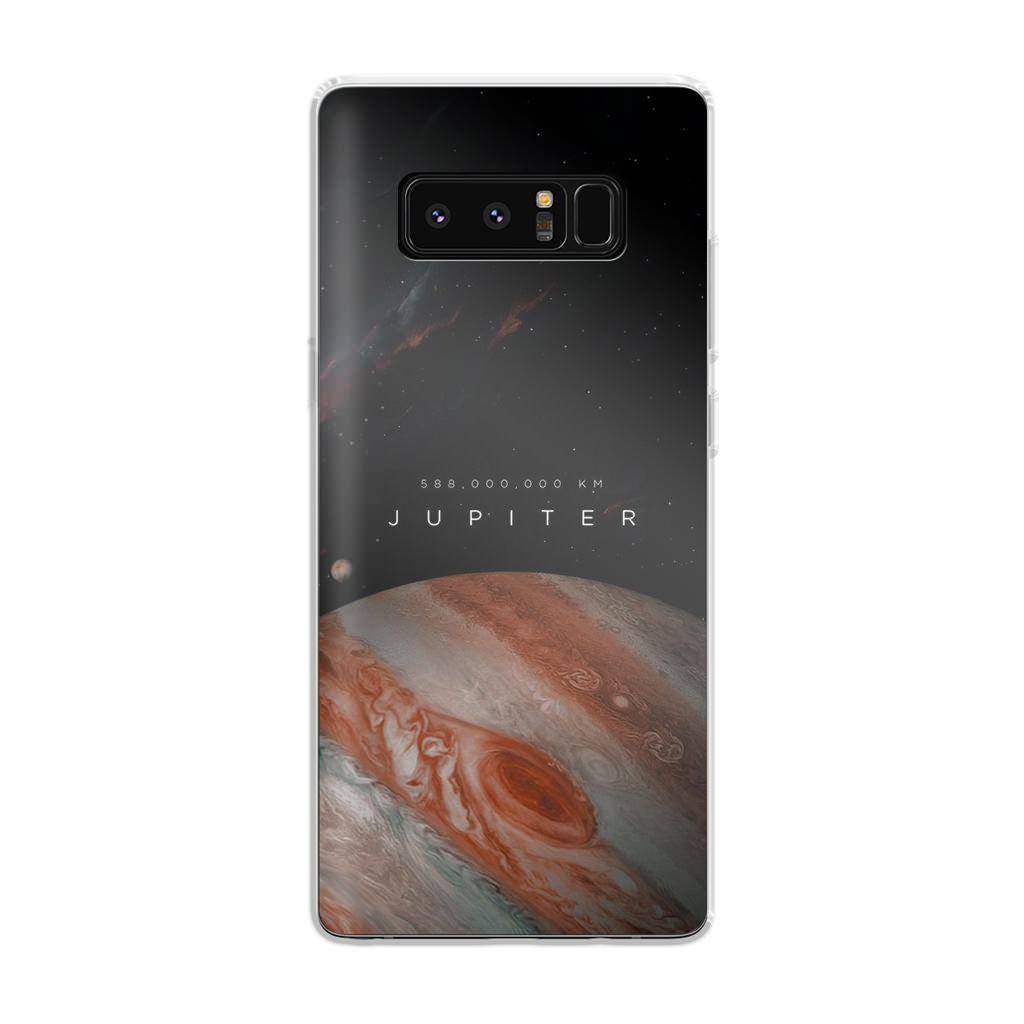 Planet Jupiter Galaxy Note 8 Case