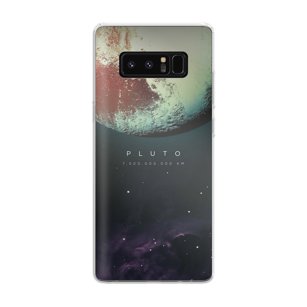 Planet Pluto Galaxy Note 8 Case