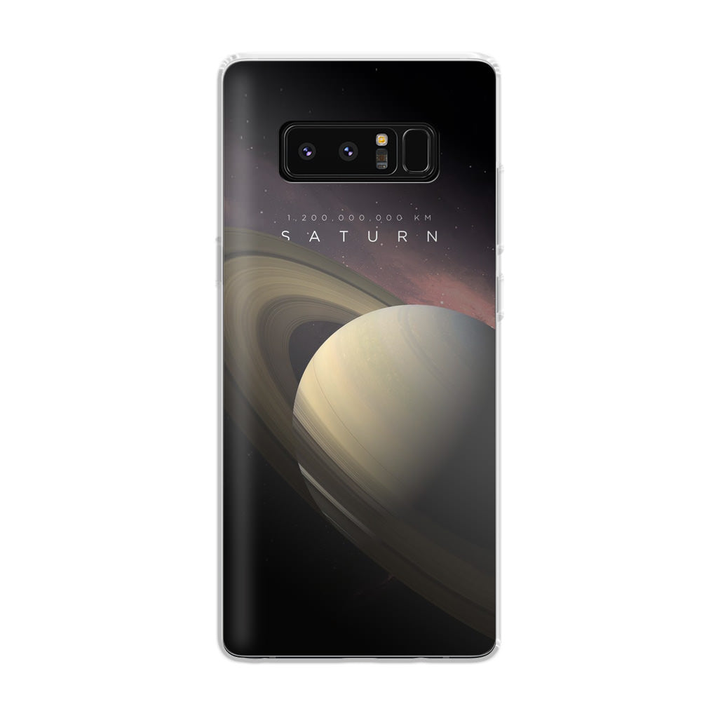 Planet Saturn Galaxy Note 8 Case