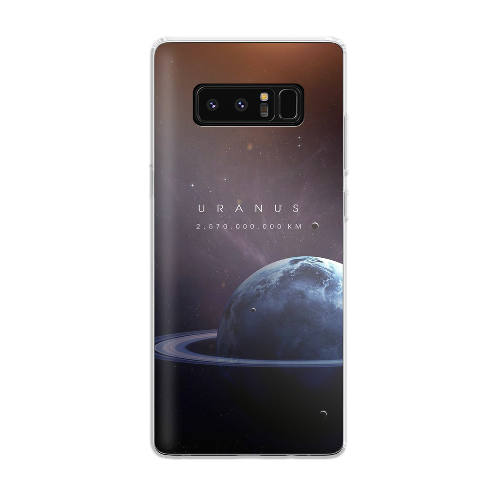 Planet Uranus Galaxy Note 8 Case