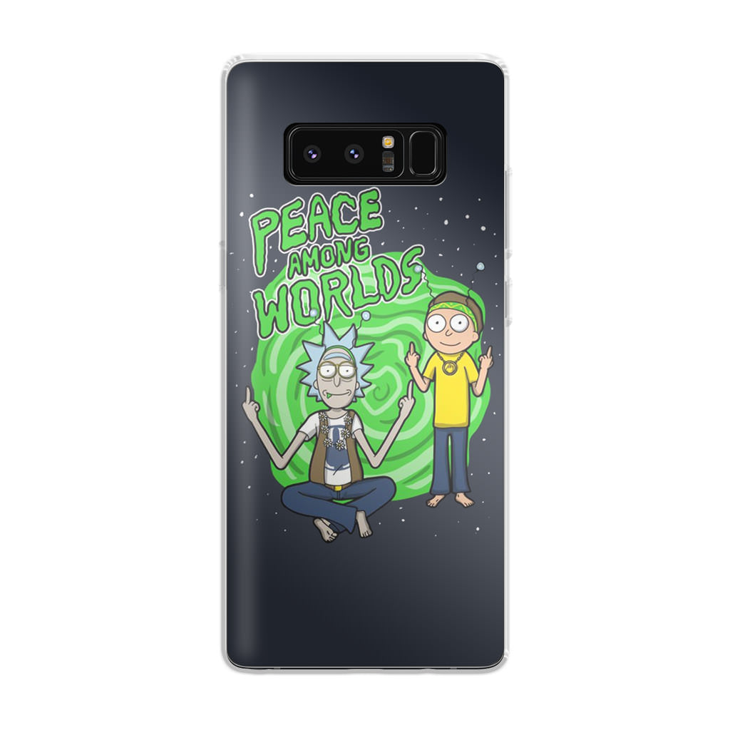 Rick And Morty Peace Among Worlds Galaxy Note 8 Case