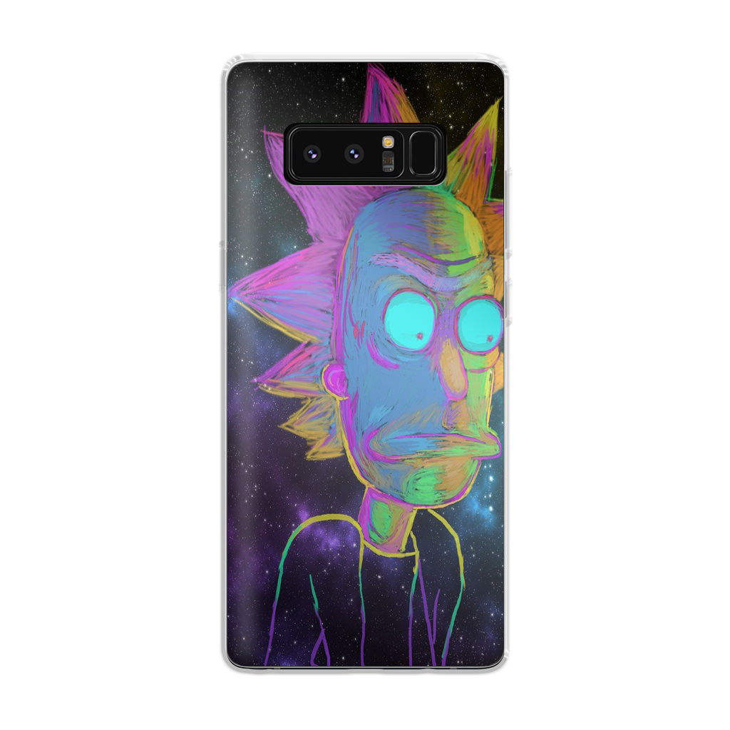 Rick Colorful Crayon Space Galaxy Note 8 Case