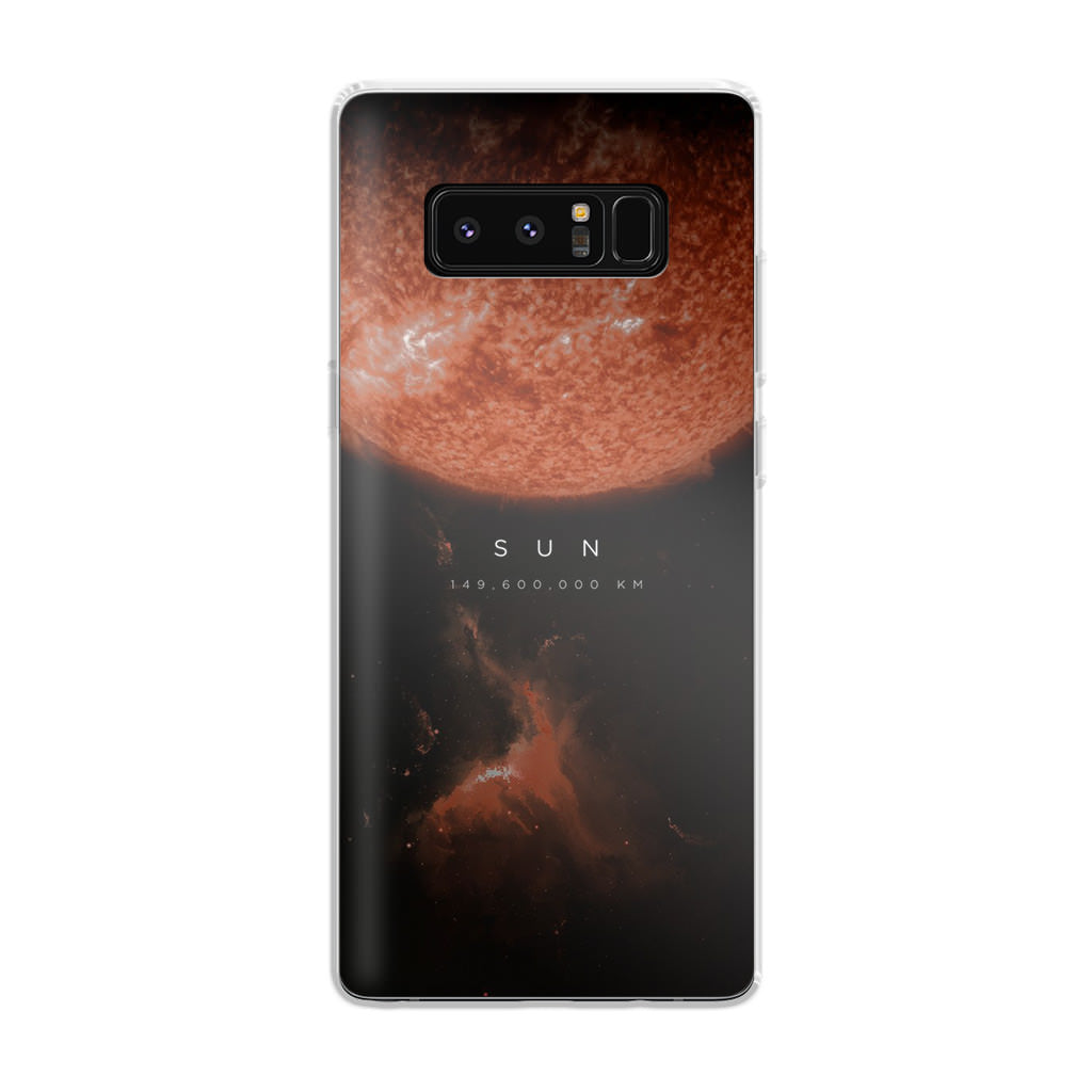 The Sun Galaxy Note 8 Case