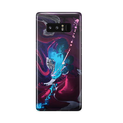 Abstract Purple Blue Art Galaxy Note 8 Case