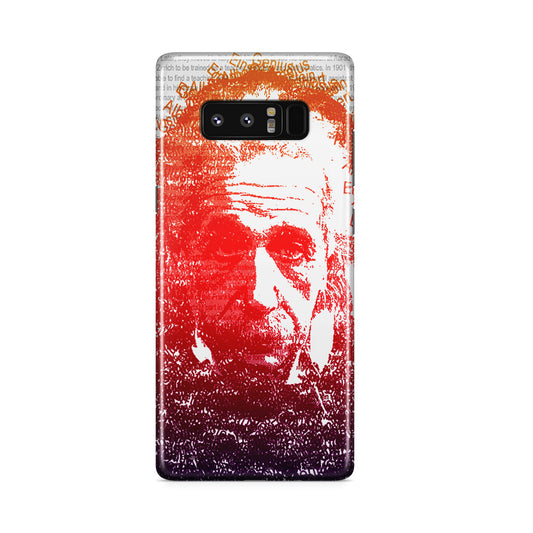 Albert Einstein Art Galaxy Note 8 Case
