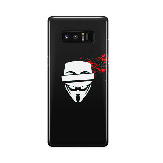 Anonymous Blood Splashes Galaxy Note 8 Case