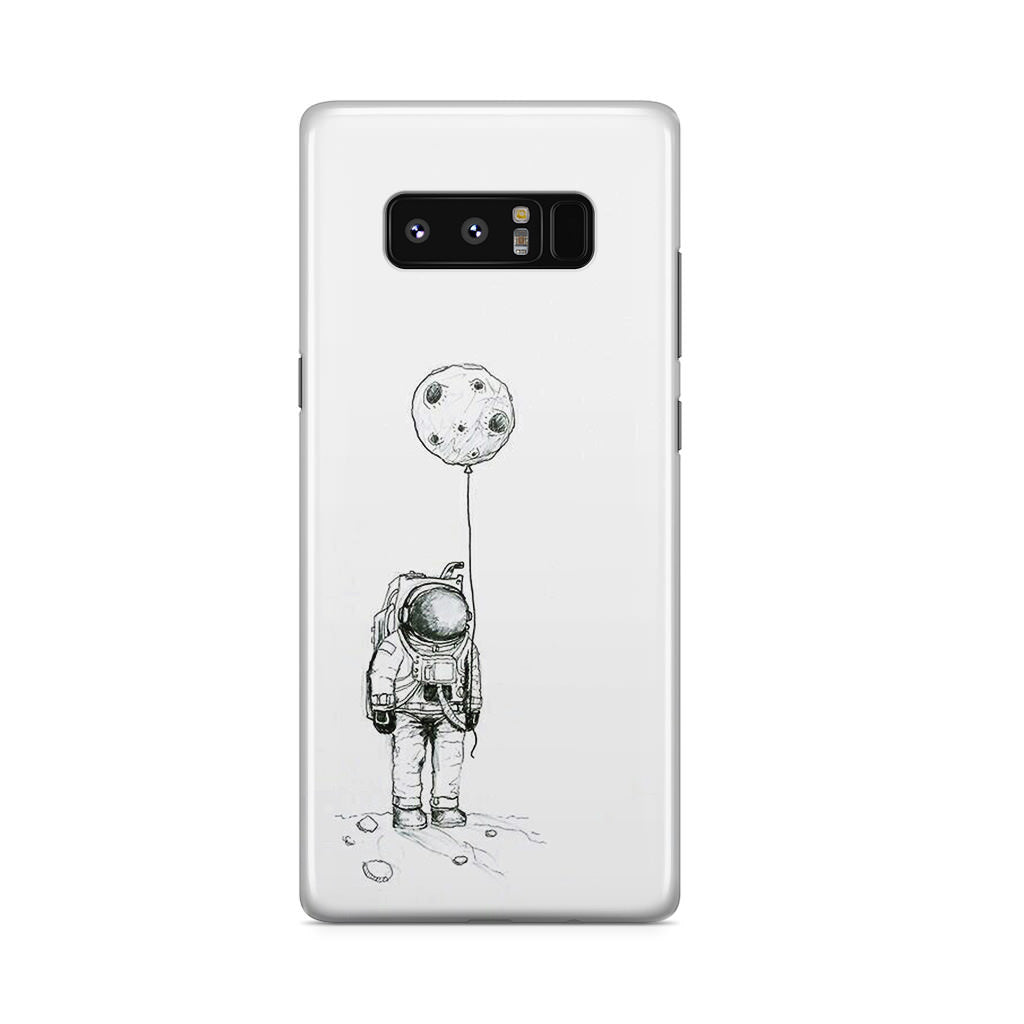 Astronaut Moon Balloon Galaxy Note 8 Case