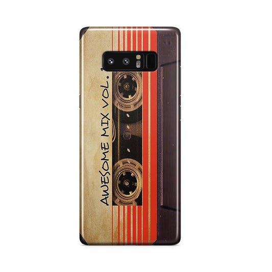 Awesome Mix Vol 1 Cassette Galaxy Note 8 Case