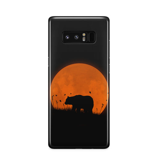 Bear Silhouette Galaxy Note 8 Case
