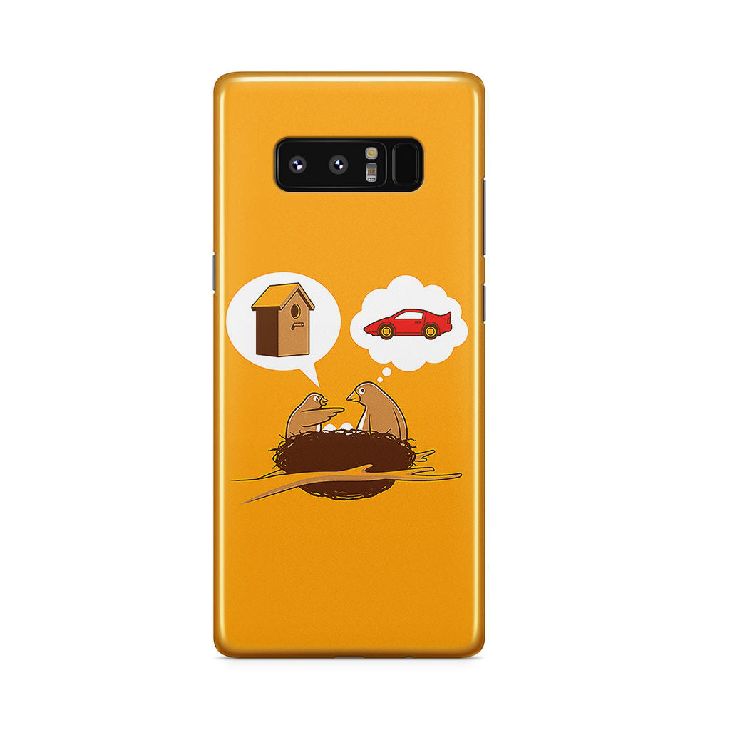 Bird Life Priorities Galaxy Note 8 Case