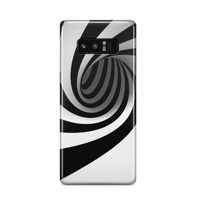 Black and White Twist Galaxy Note 8 Case