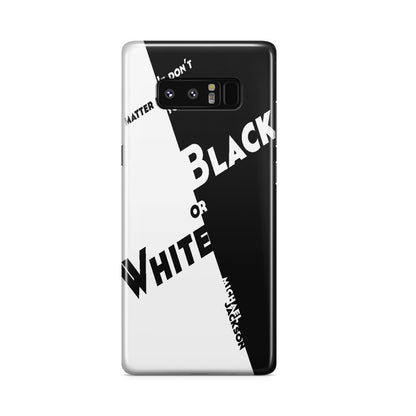 Black Or White Michael Jackson Galaxy Note 8 Case